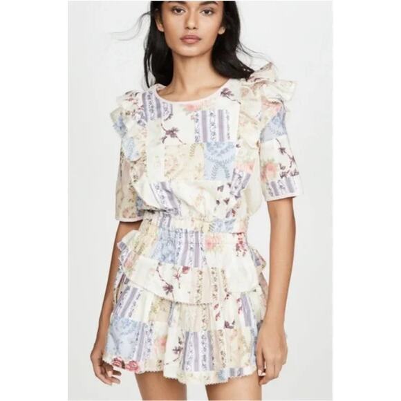 LoveShackFancy Dresses & Skirts - LoveShackFancy Natasha Dress in Patchwork